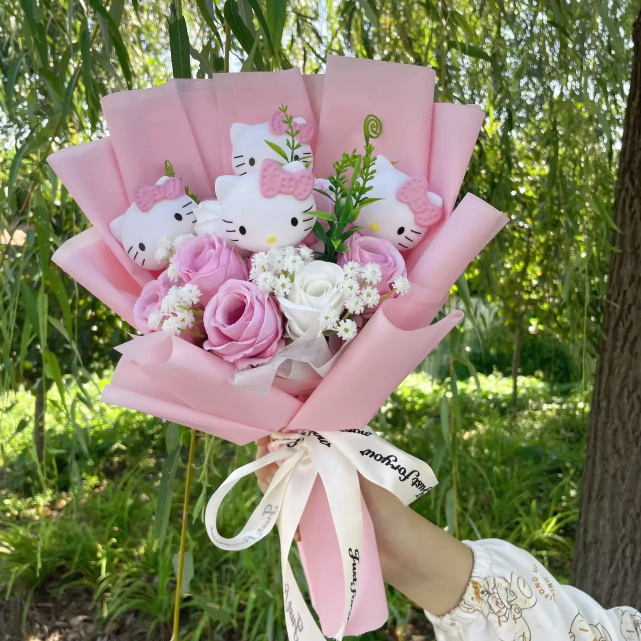 Hello Kitty Cat Dolls Bouquet  - Perfect Gift - KawaiiLands