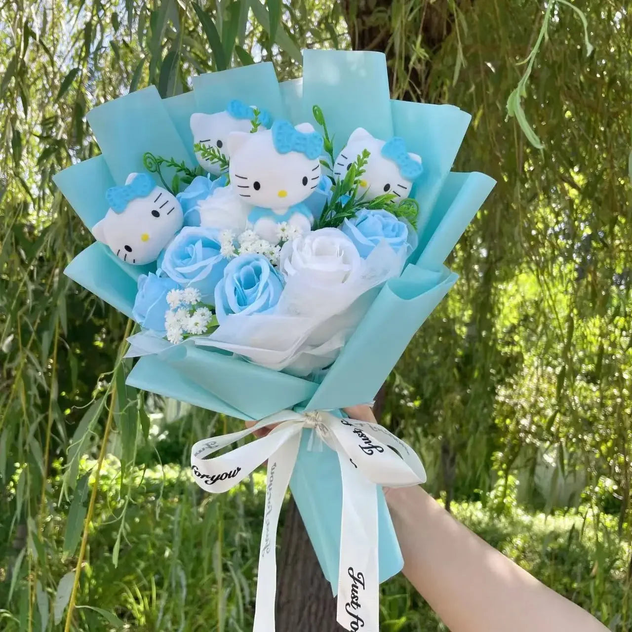 Hello Kitty Cat Dolls Bouquet  - Perfect Gift - KawaiiLands