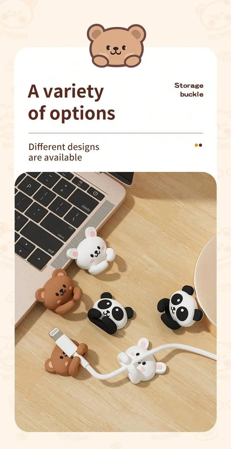 Cute Cable Organizer - For Home & Desk - KawaiiLands