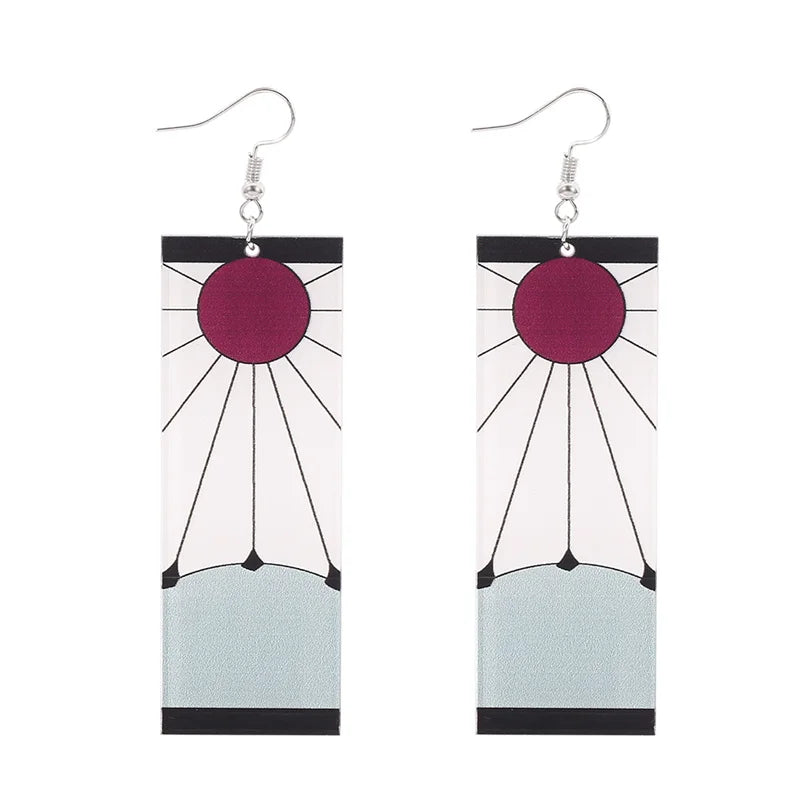 Demon Slayer - Blade of Ghost Earrings - KawaiiLands
