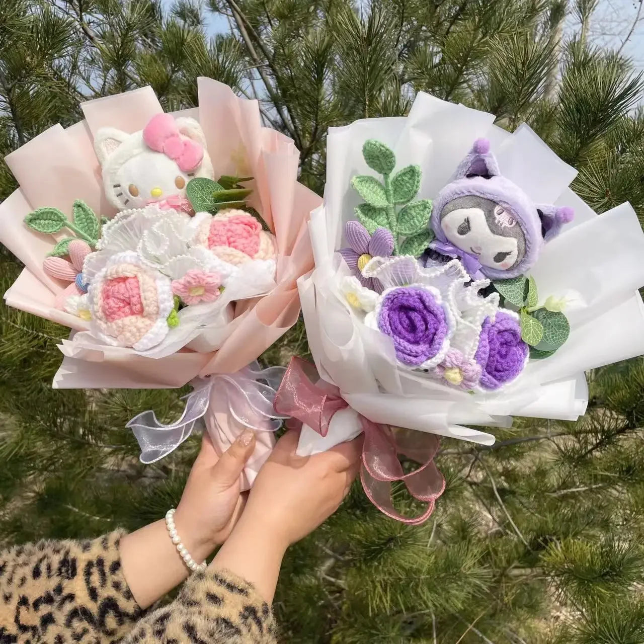 Hello Kitty Cat Dolls Bouquet  - Perfect Gift - KawaiiLands