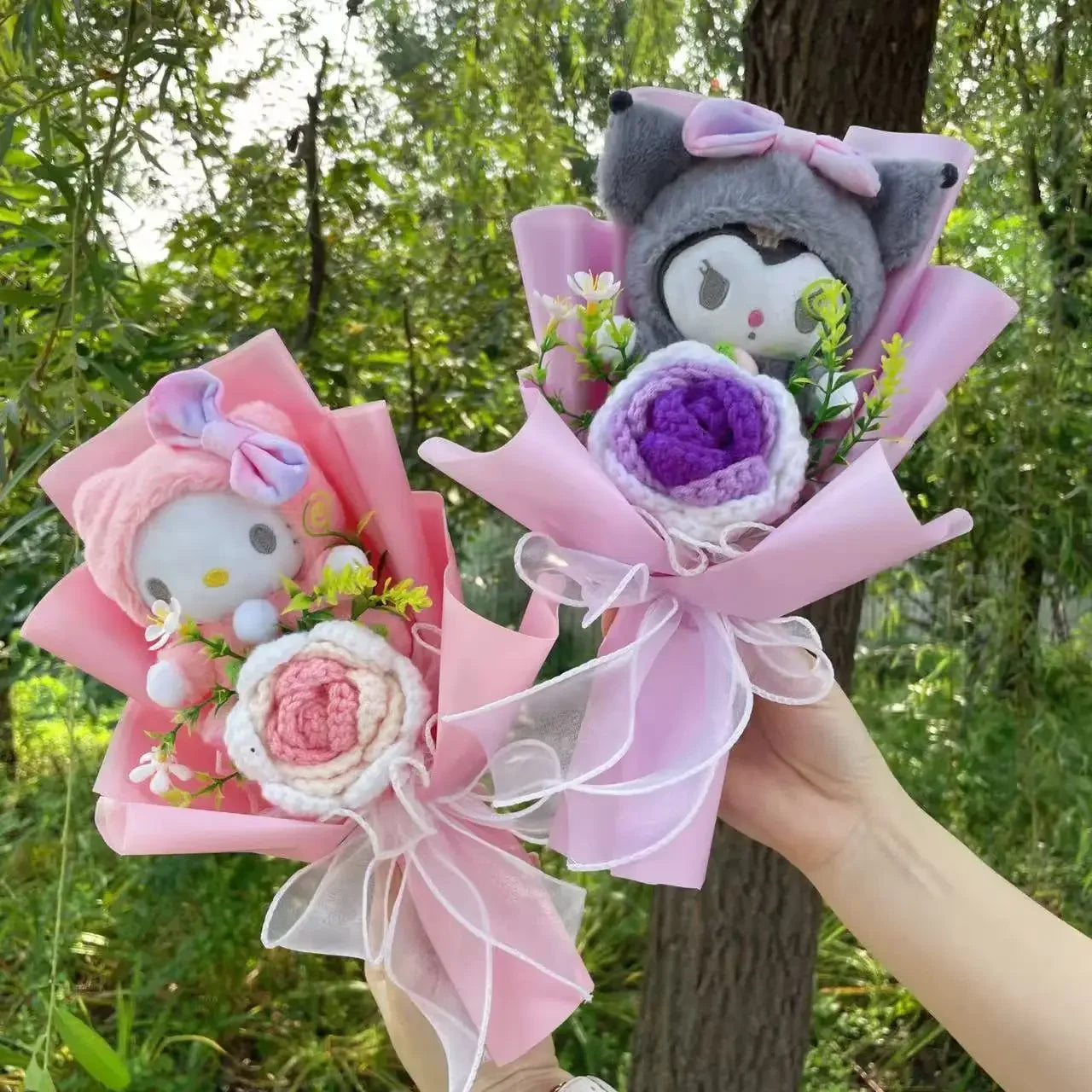Hello Kitty Cat Dolls Bouquet  - Perfect Gift - KawaiiLands