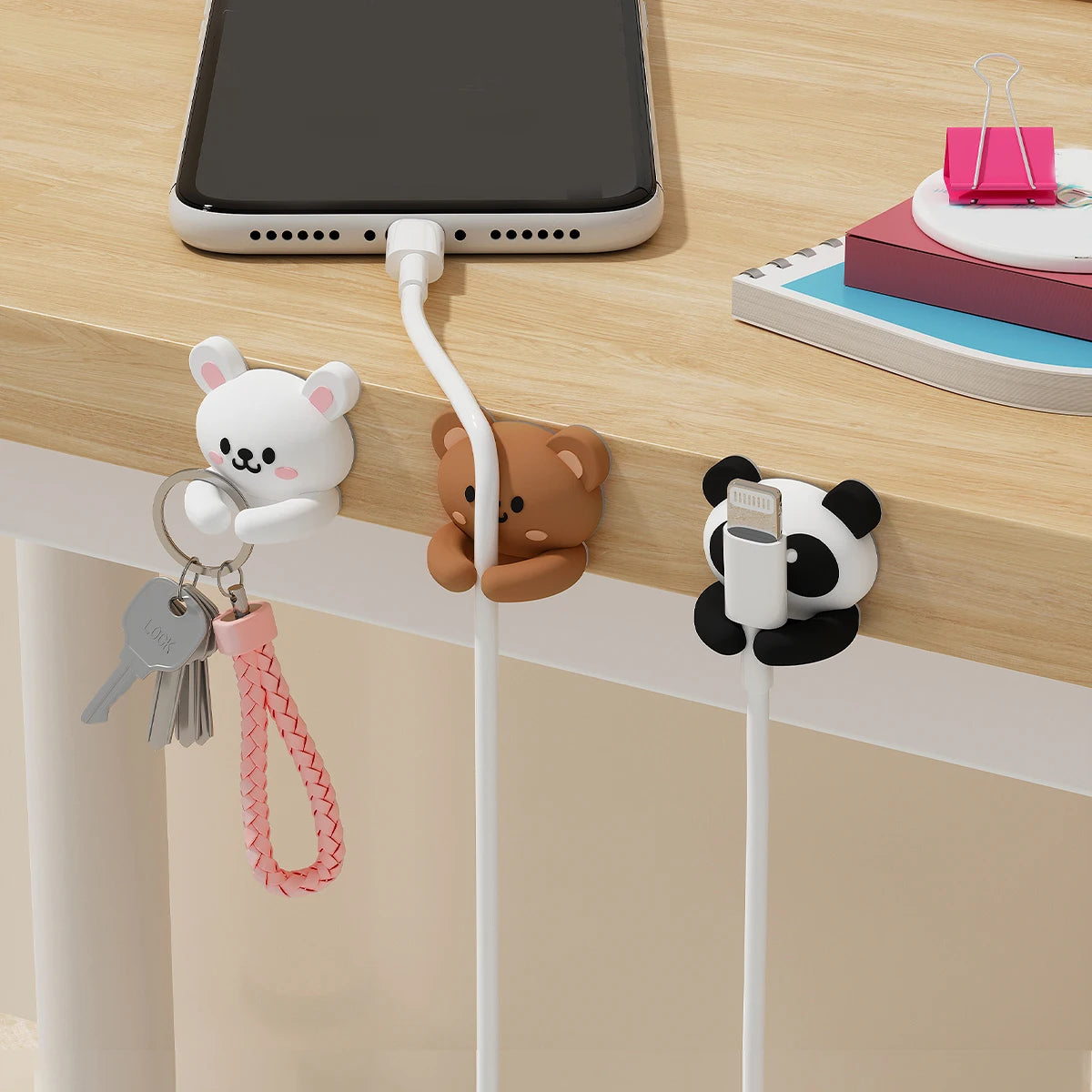 Cute Cable Organizer - For Home & Desk - KawaiiLands