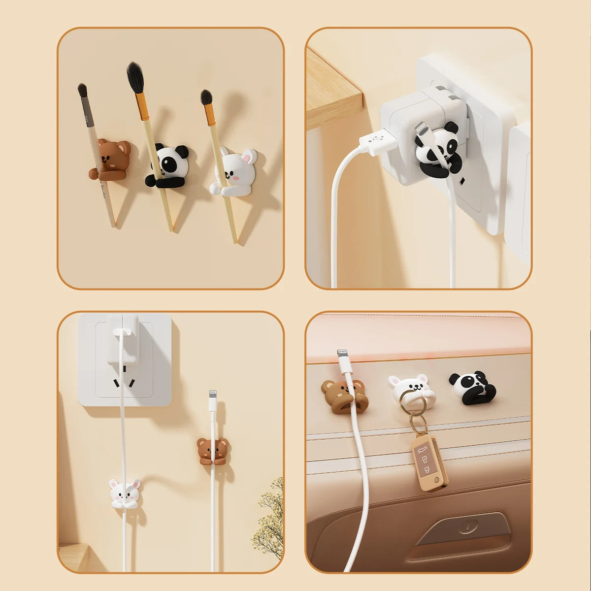 Cute Cable Organizer - For Home & Desk - KawaiiLands