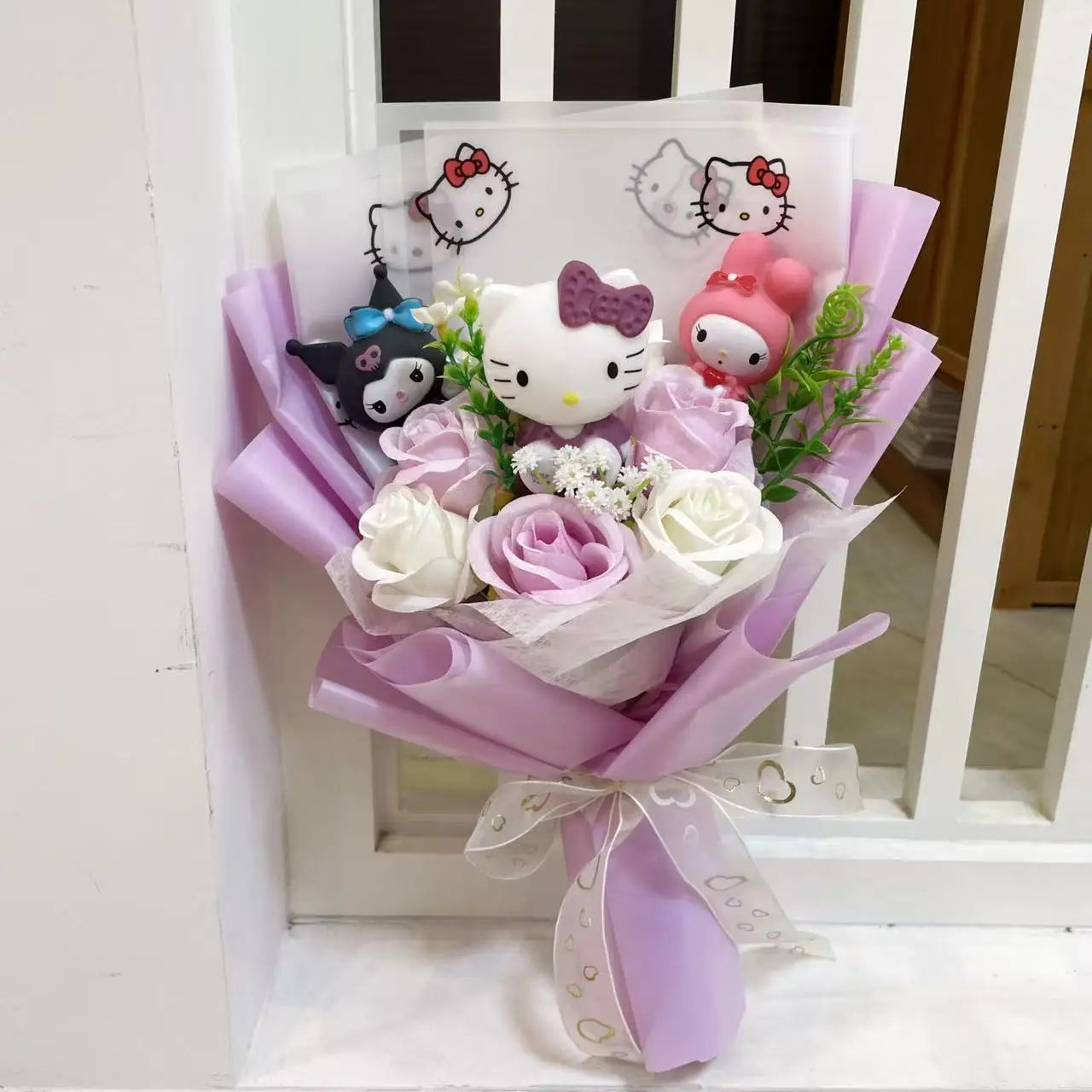 Hello Kitty Cat Dolls Bouquet  - Perfect Gift - KawaiiLands