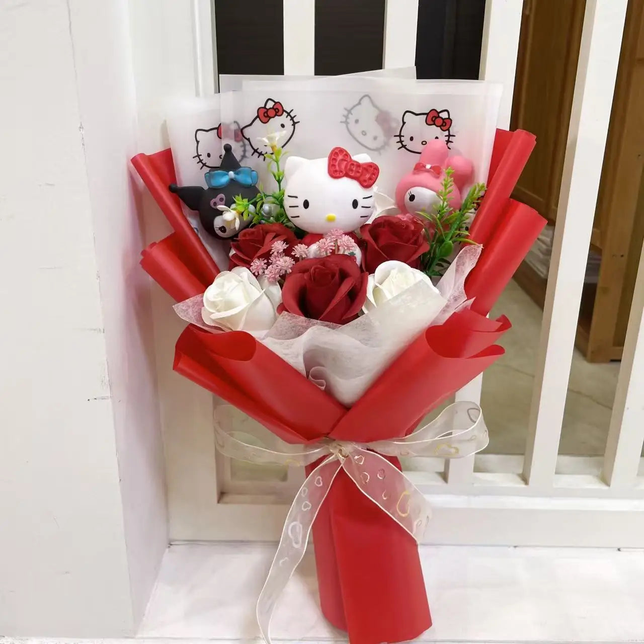 Hello Kitty Cat Dolls Bouquet  - Perfect Gift - KawaiiLands