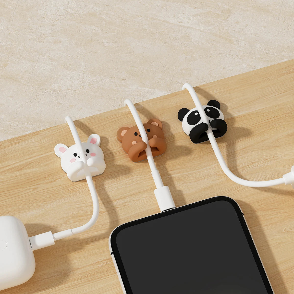 Cute Cable Organizer - For Home & Desk - KawaiiLands