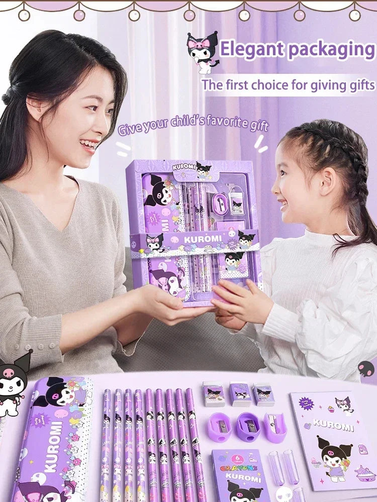 Hello Kitty and Friends Stationery Set - 12Pcs - KawaiiLands