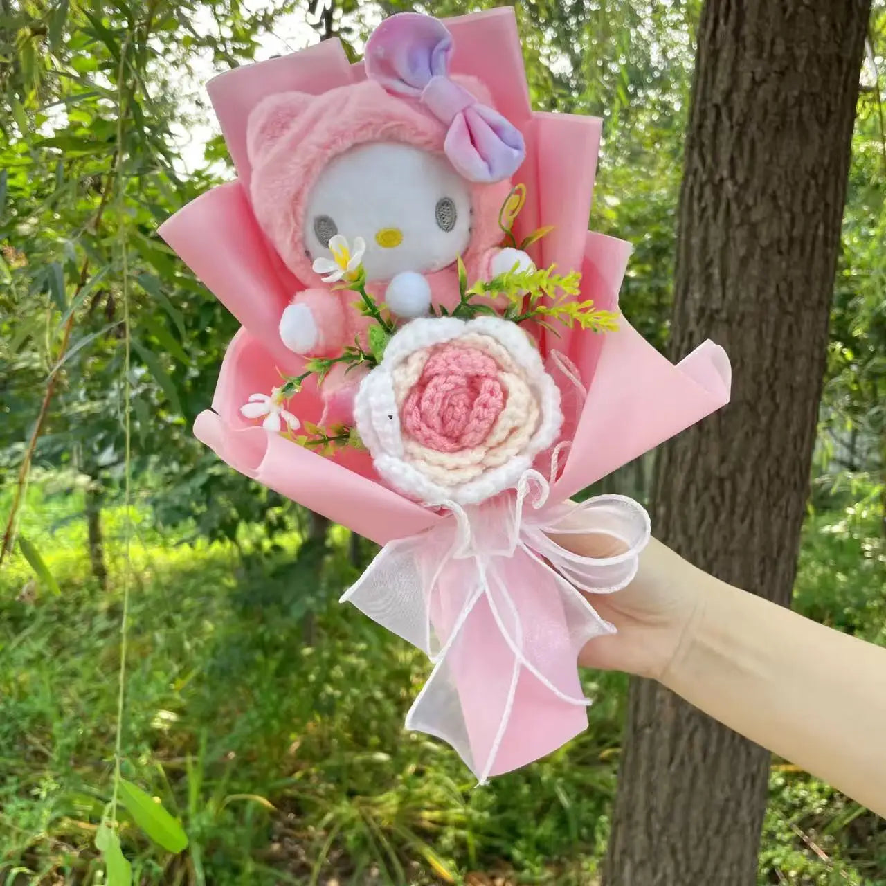 Hello Kitty Cat Dolls Bouquet  - Perfect Gift - KawaiiLands