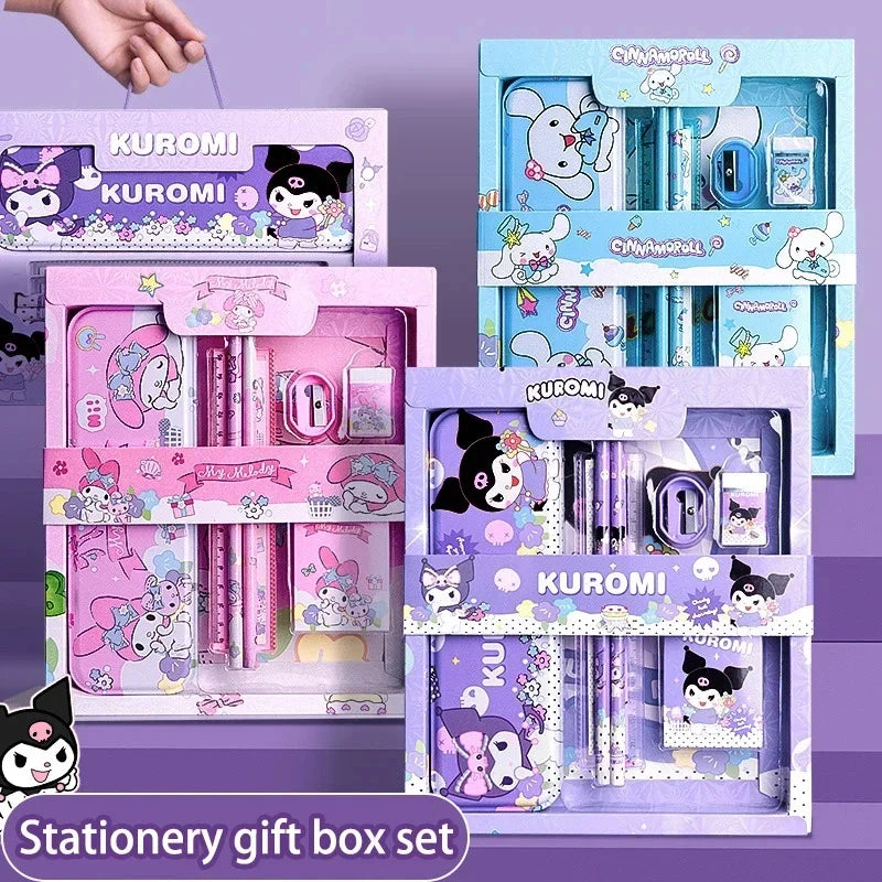 Hello Kitty and Friends Stationery Set - 12Pcs - KawaiiLands