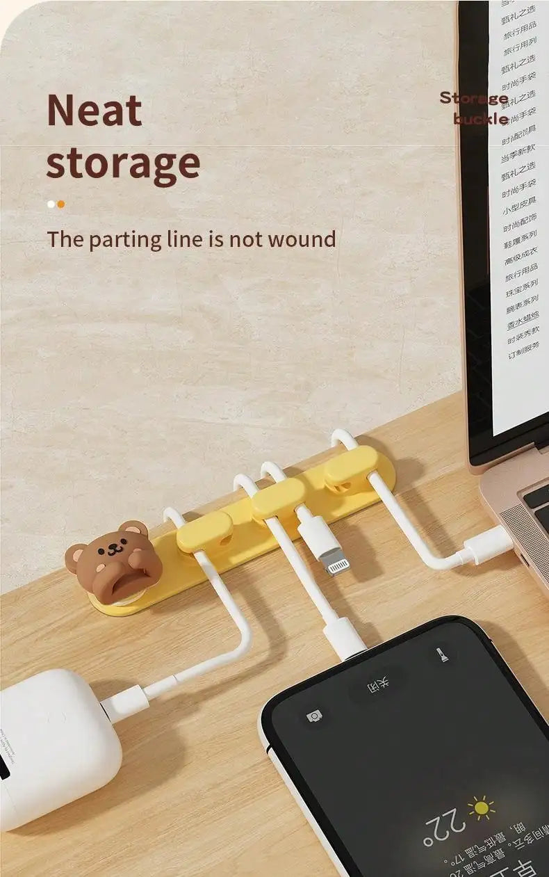 Cute Cable Organizer - For Home & Desk - KawaiiLands