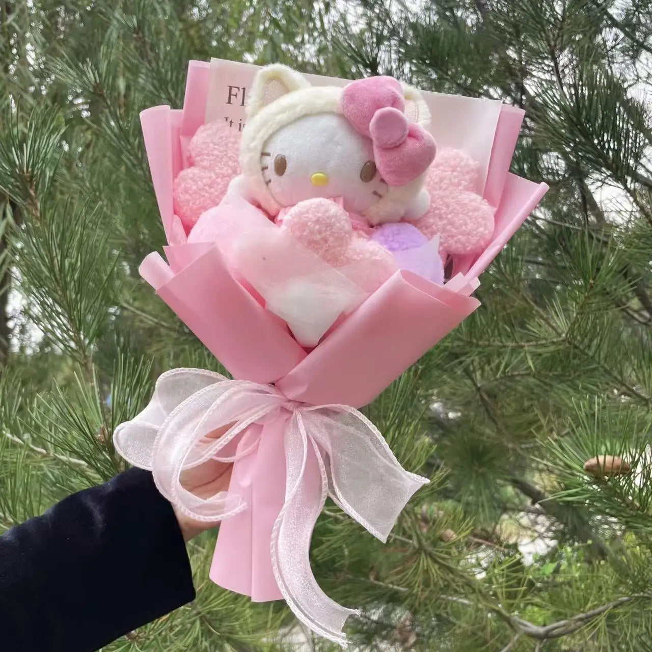 Hello Kitty Cat Dolls Bouquet  - Perfect Gift - KawaiiLands