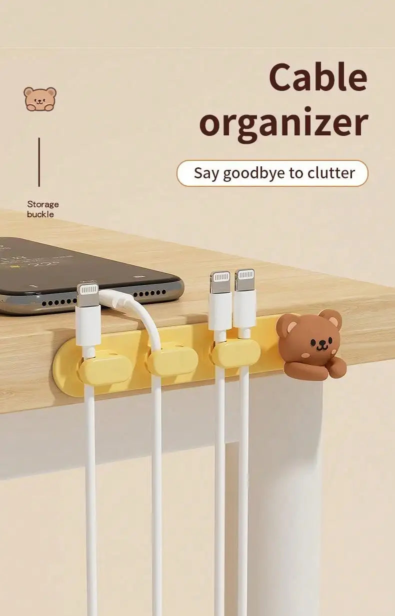 Cute Cable Organizer - For Home & Desk - KawaiiLands