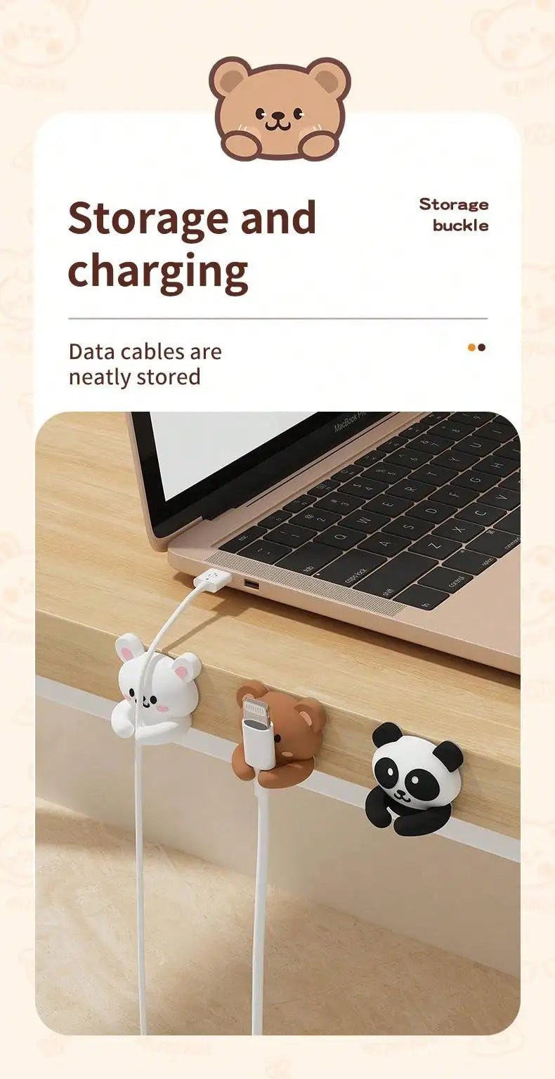 Cute Cable Organizer - For Home & Desk - KawaiiLands