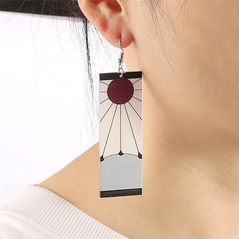 Demon Slayer - Blade of Ghost Earrings - KawaiiLands